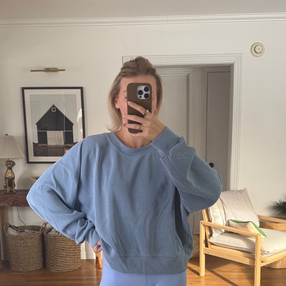 Lululemon softstream cropped crewneck